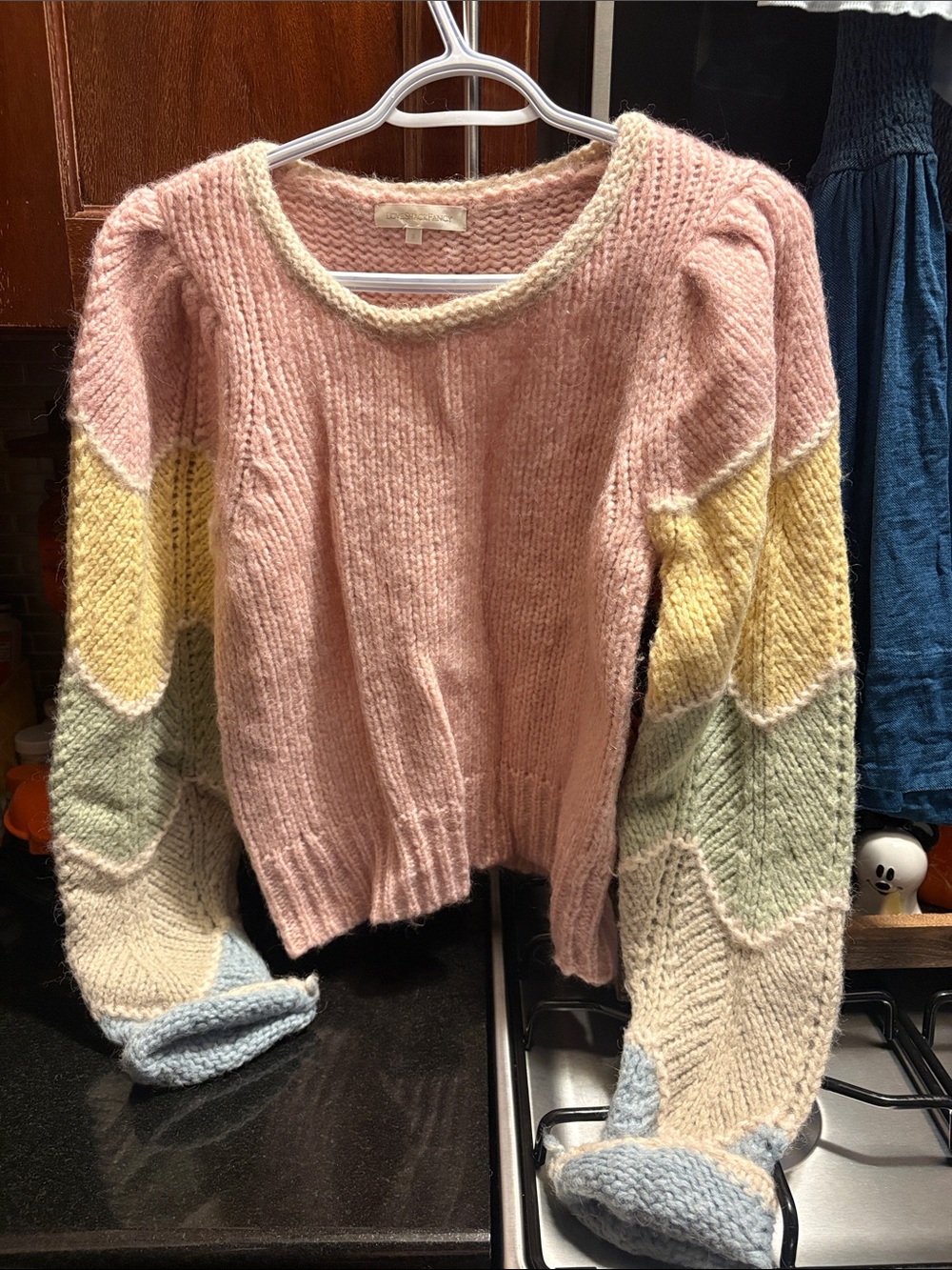 Loveshackfancy pastel sweater